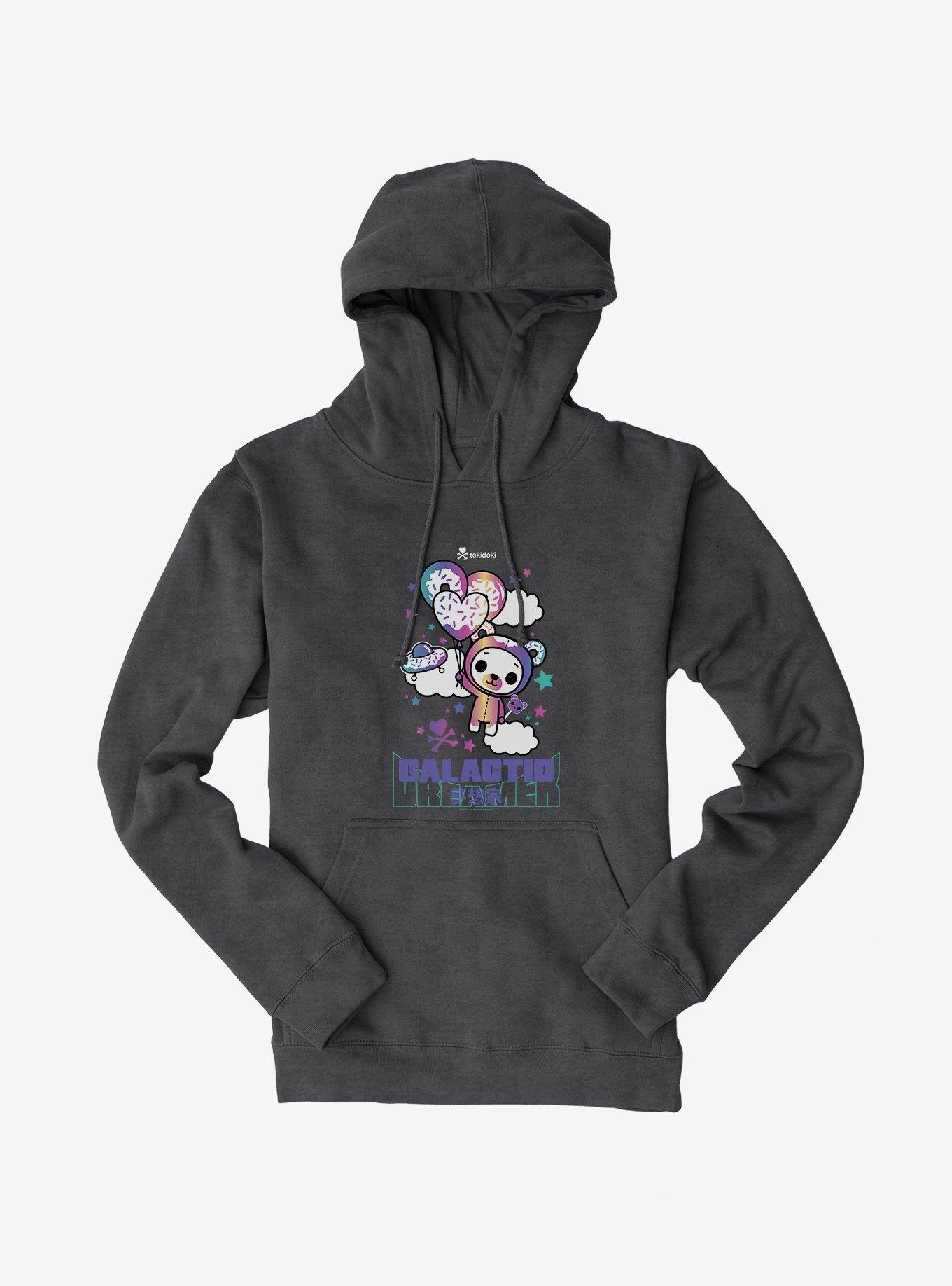 Tokidoki Biscotti Galactic Dreamer Hoodie, CHARCOAL, hi-res