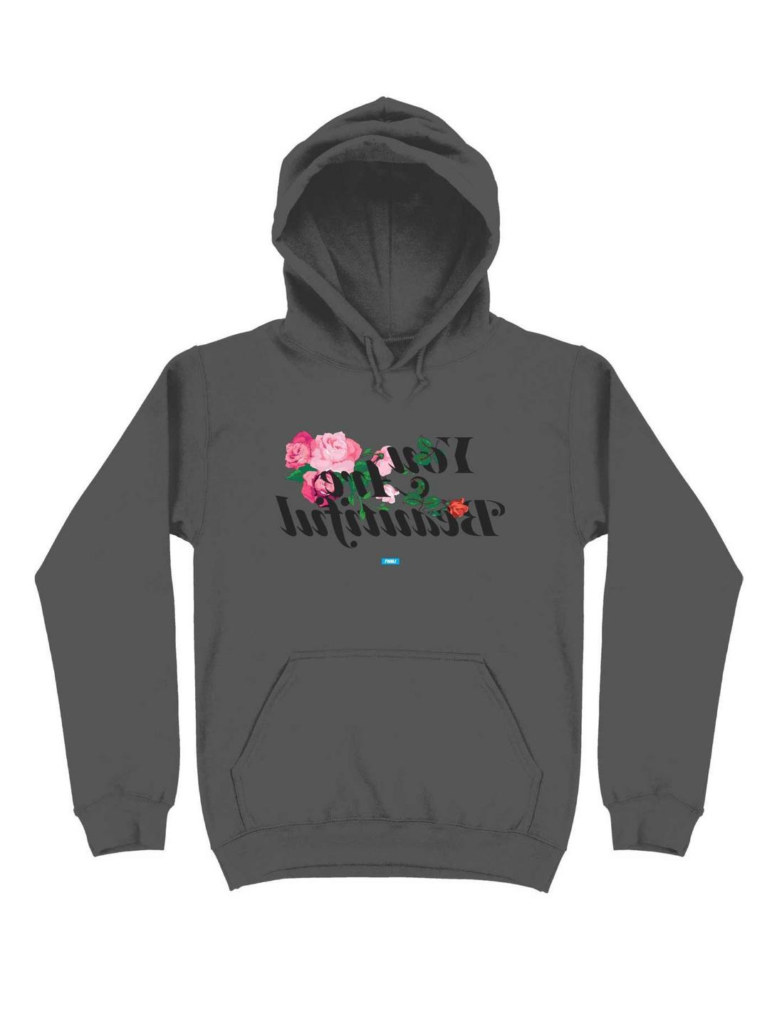 Black History Month FWMJ You Are Beautiful Hoodie, CHARCOAL, hi-res
