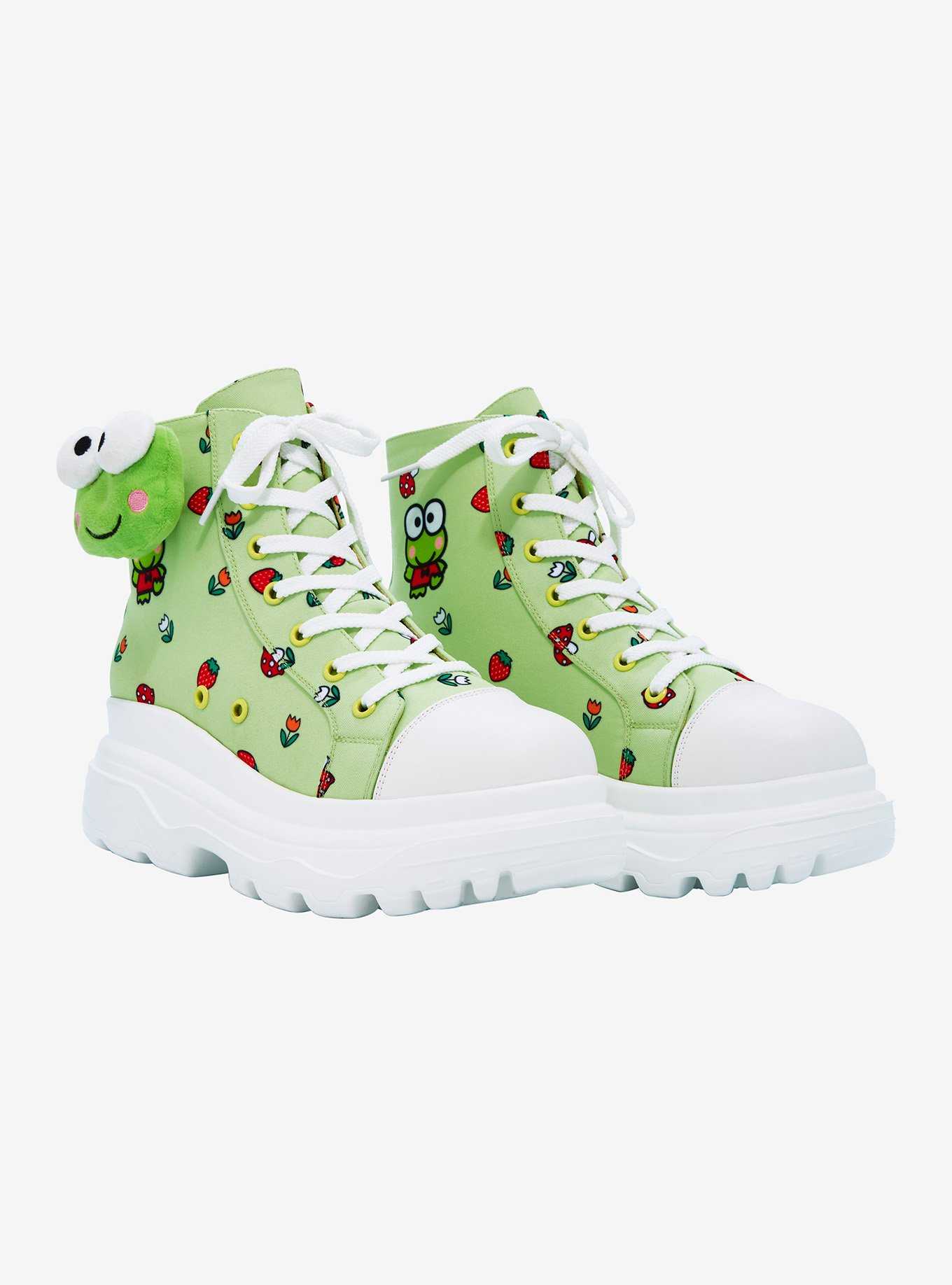 Keroppi Mushroom Platform Hi-Top Sneakers, , hi-res