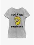 Nintendo Mario I'm The Princess Youth Girls T-Shirt, ATH HTR, hi-res