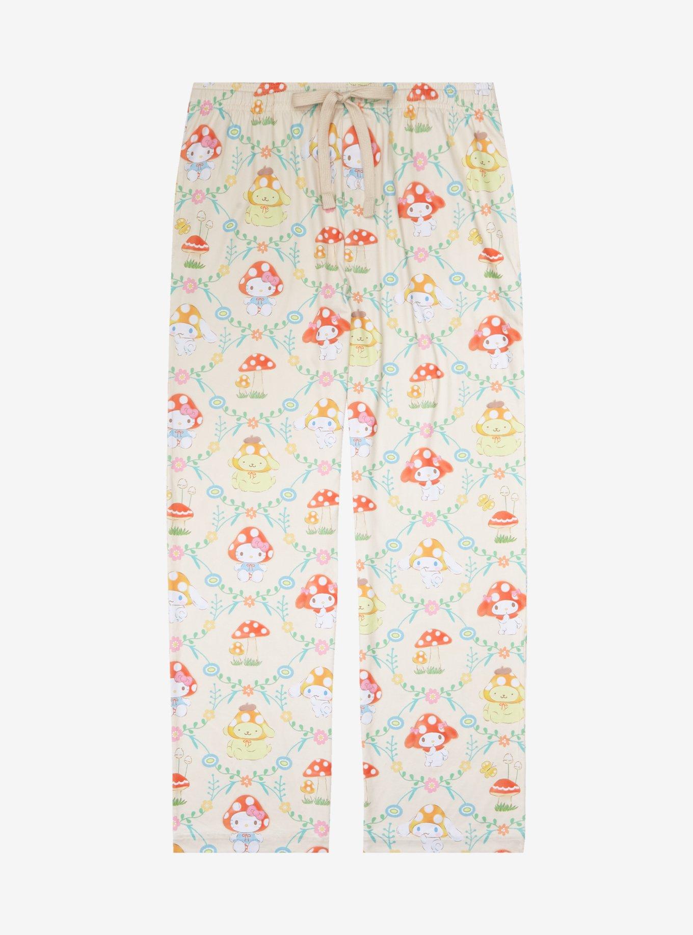 Sanrio Hello Kitty and Friends Mushroom Allover Print Sleep Pants - BoxLunch Exclusive