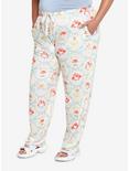 Sanrio Hello Kitty and Friends Mushroom Allover Print Plus Size Sleep Pants - BoxLunch Exclusive, OATMEAL, hi-res