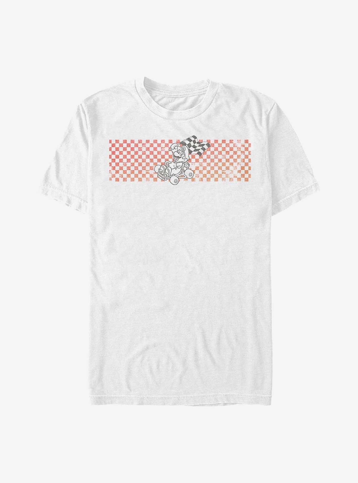 Nintendo Mario Checkered Winner T-Shirt, , hi-res