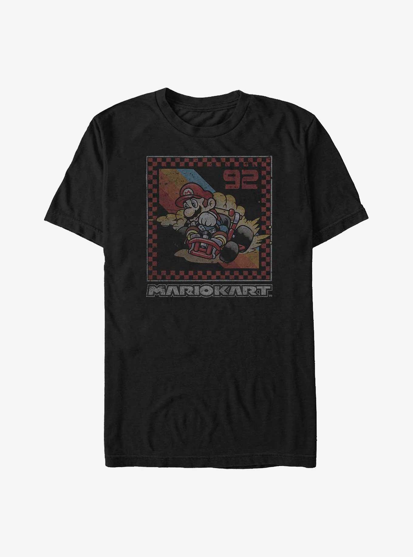 Nintendo Mario Kart Stamp T-Shirt, BLACK, hi-res