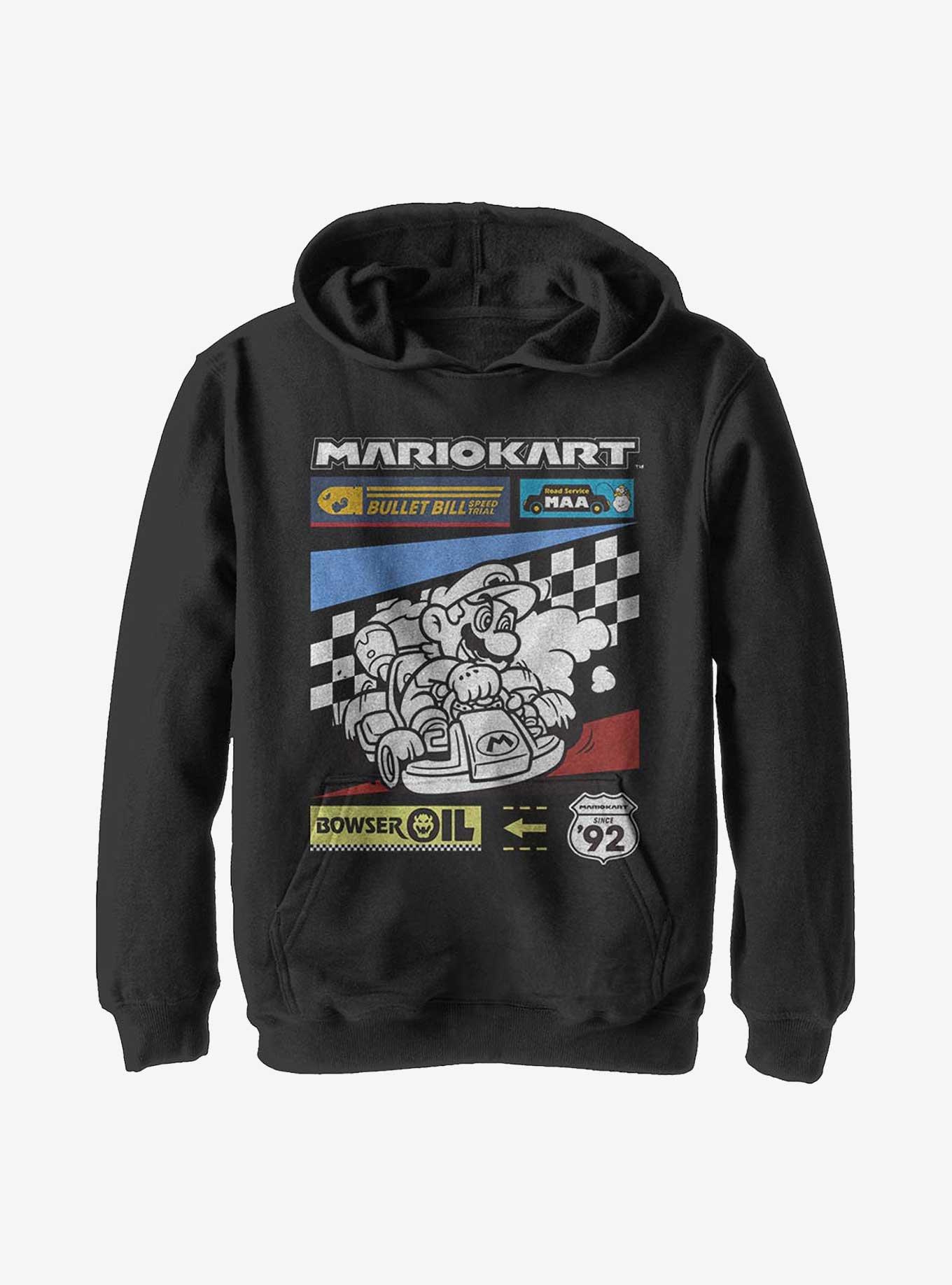 Nintendo Mario Kart Drift Racer Youth Hoodie, , hi-res