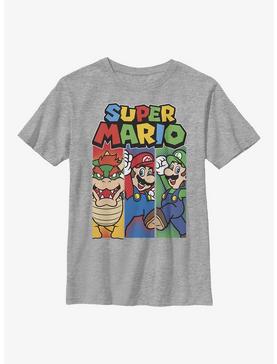 Plus Size Nintendo Mario Bowser, Mario, & Luigi Youth T-Shirt, , hi-res