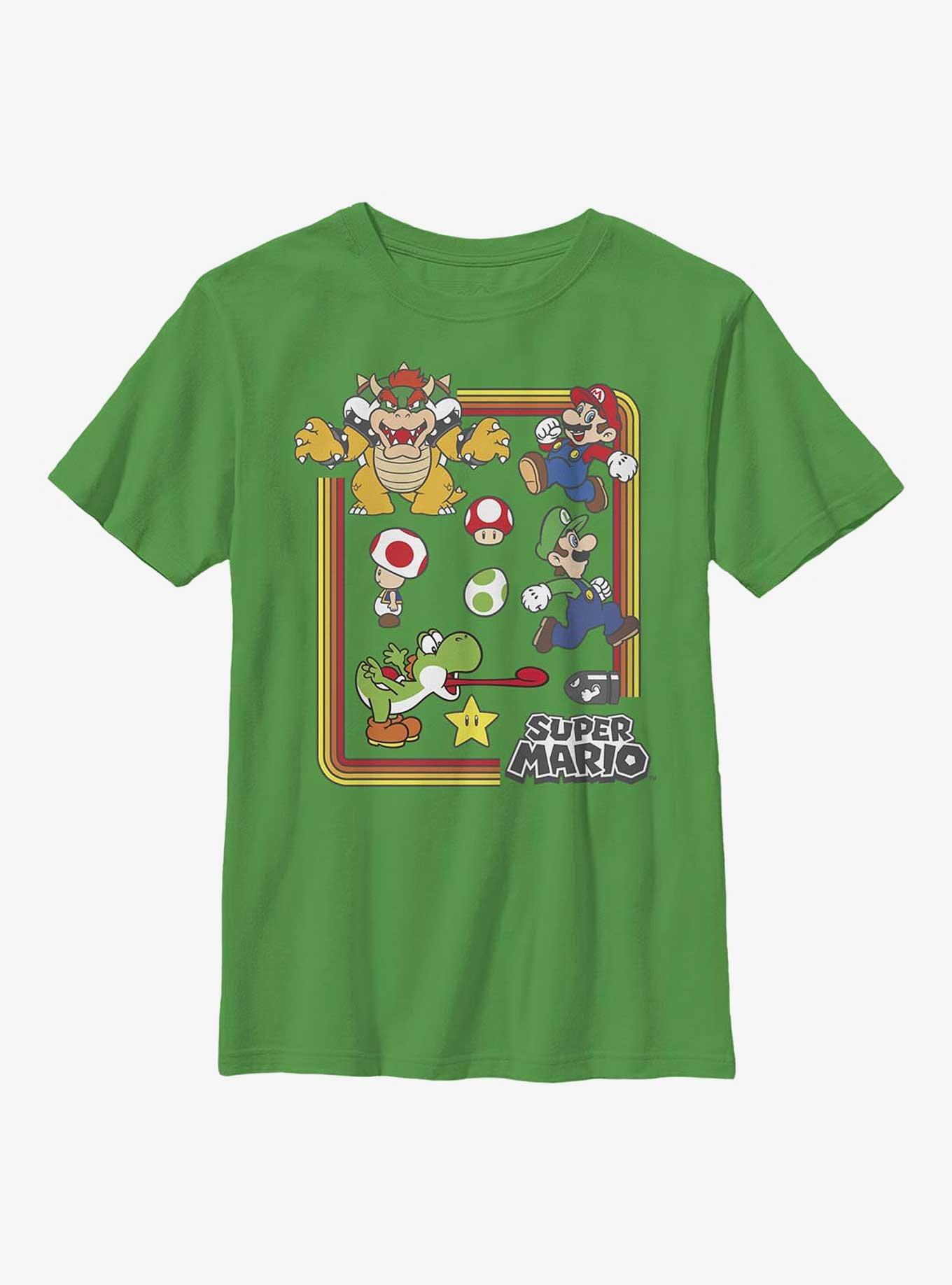 Nintendo Mario Character Group Youth T-Shirt, , hi-res