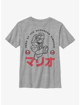 Nintendo Mario Hero of the Mushroom Kingdom Youth T-Shirt, , hi-res