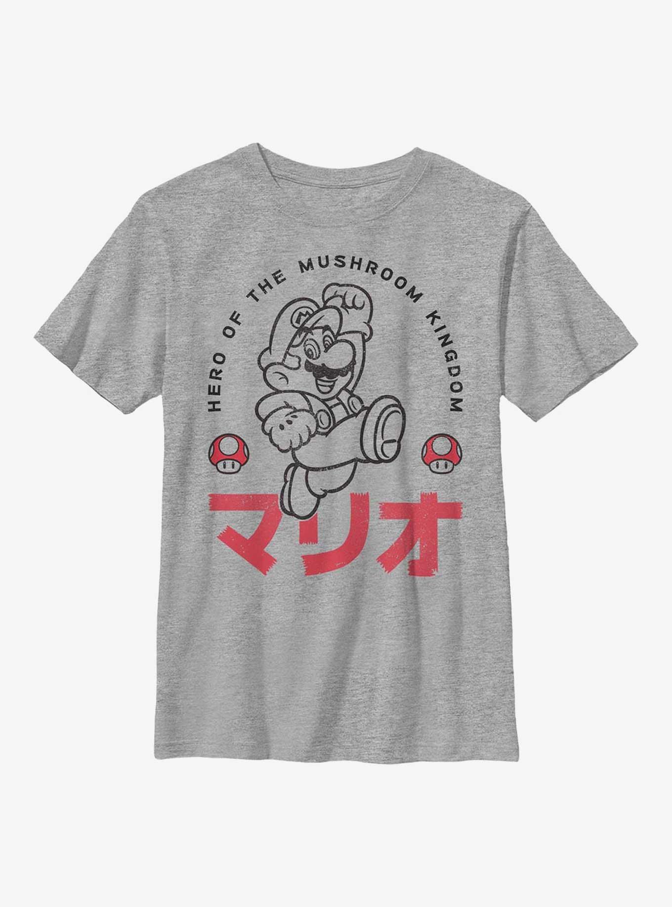 Nintendo Mario Hero of the Mushroom Kingdom Youth T-Shirt, , hi-res