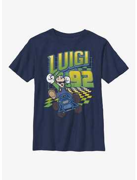 Nintendo Mario Kart Luigi '92 Youth T-Shirt, , hi-res