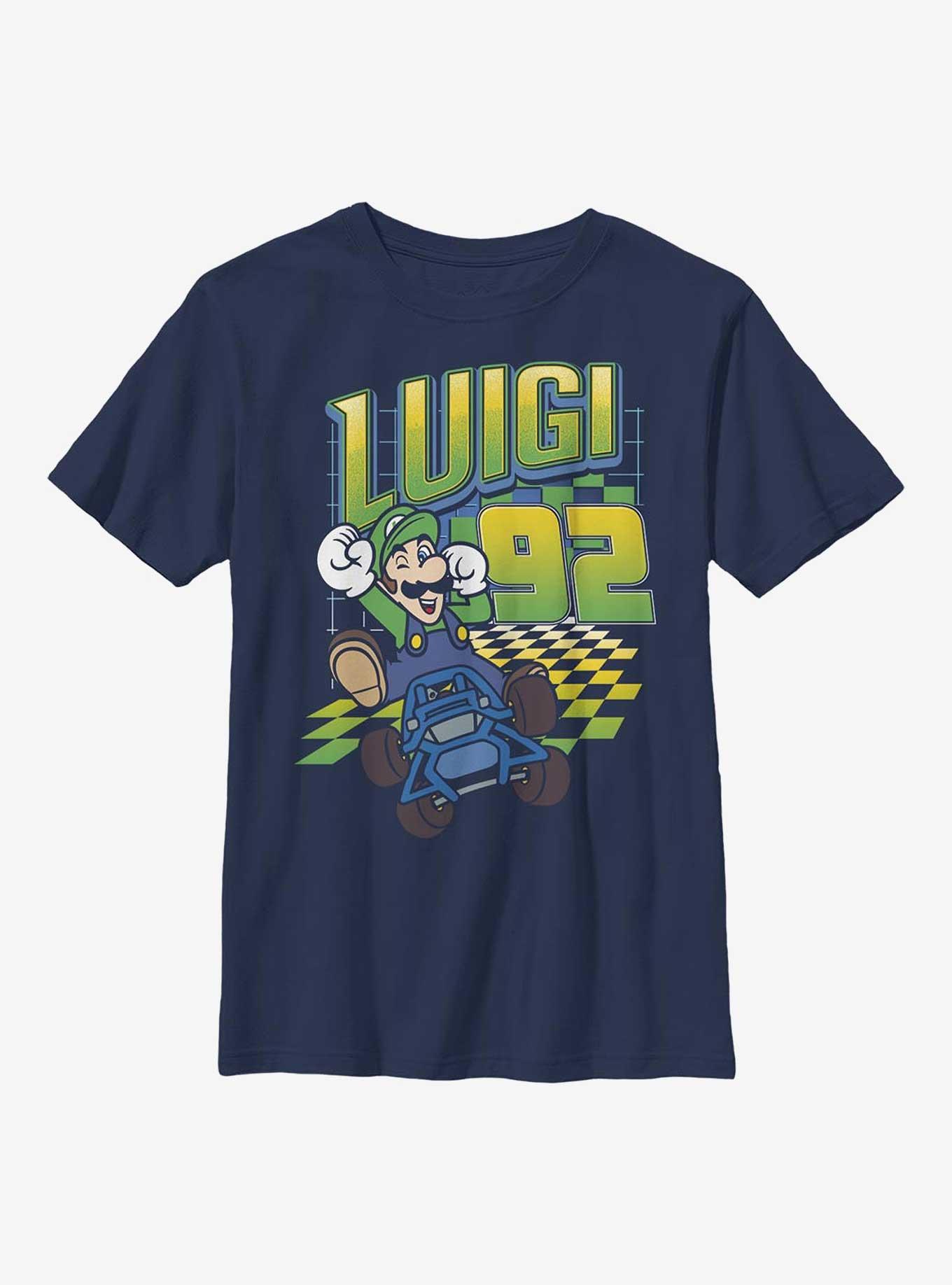 Nintendo Mario Kart Luigi '92 Youth T-Shirt, , hi-res