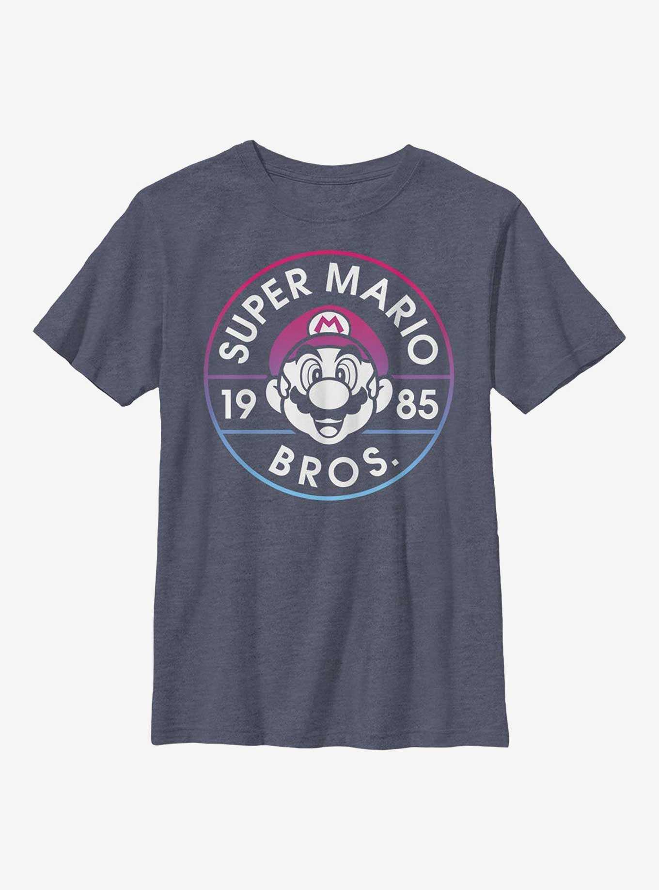 Nintendo Mario Mario Badge Youth T-Shirt, , hi-res