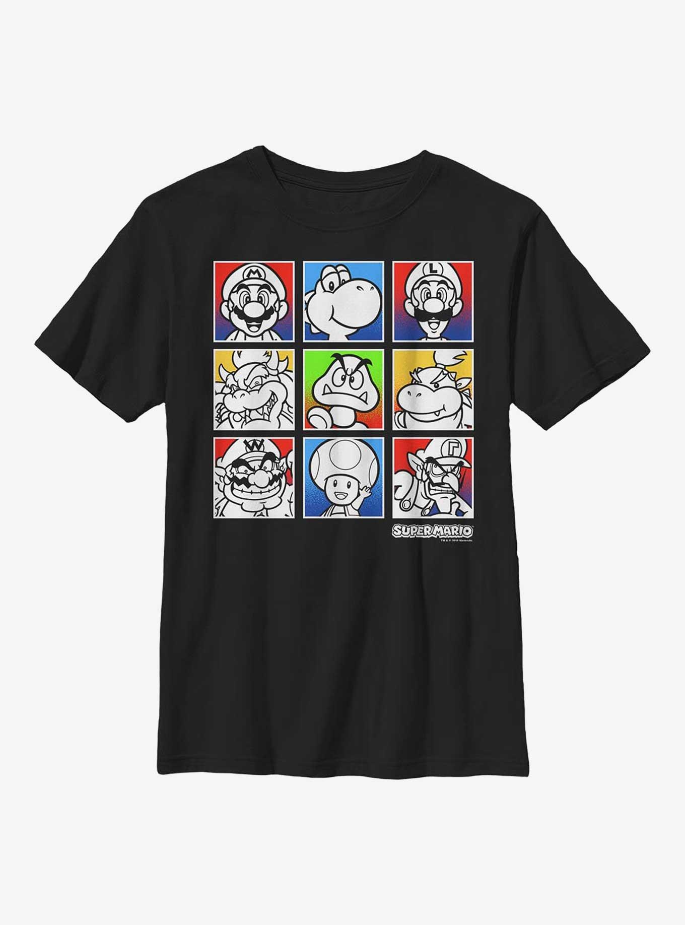 Nintendo Mario Prime Seats For All Youth T-Shirt, , hi-res