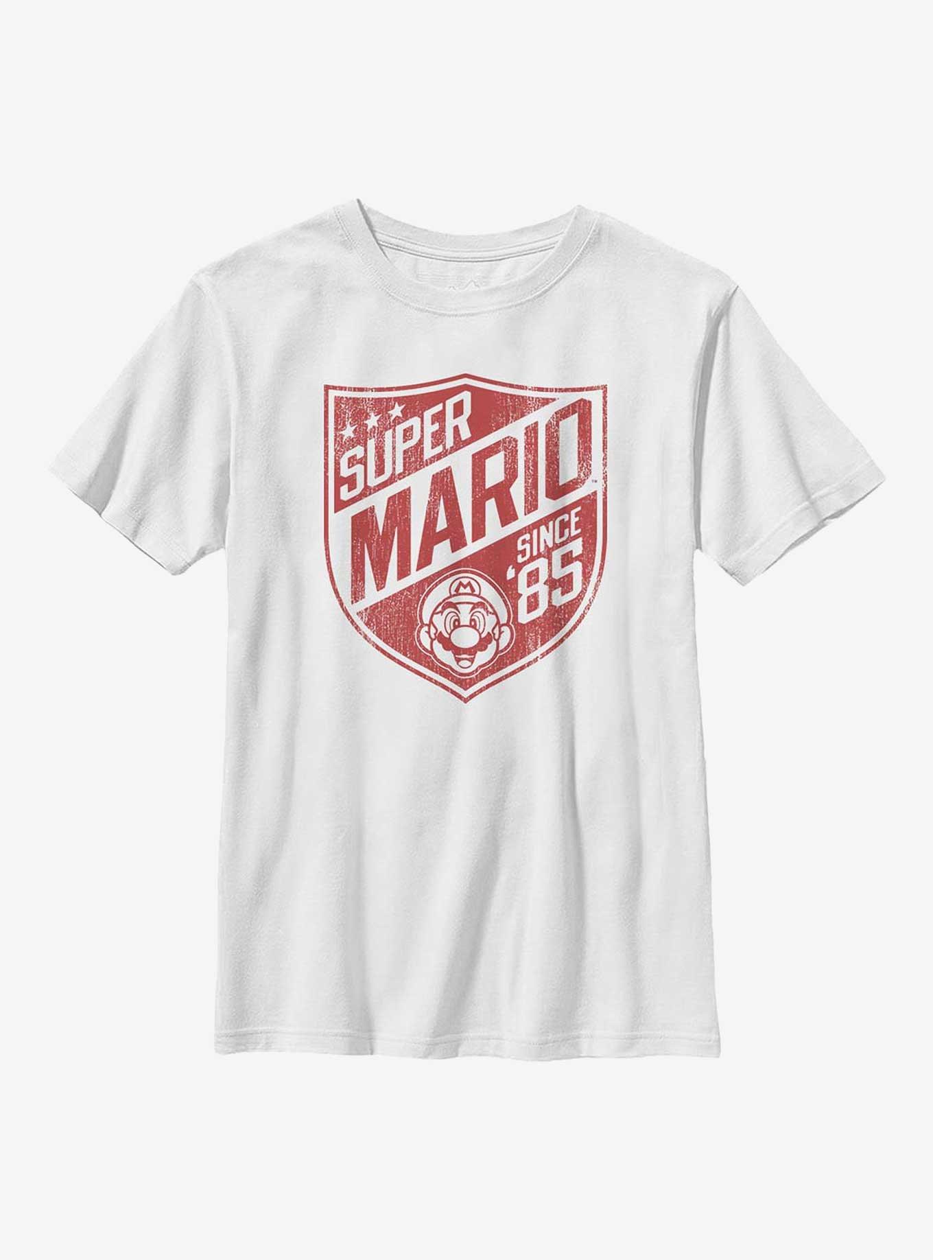 Nintendo Mario Super Mario '85 Youth T-Shirt, WHITE, hi-res