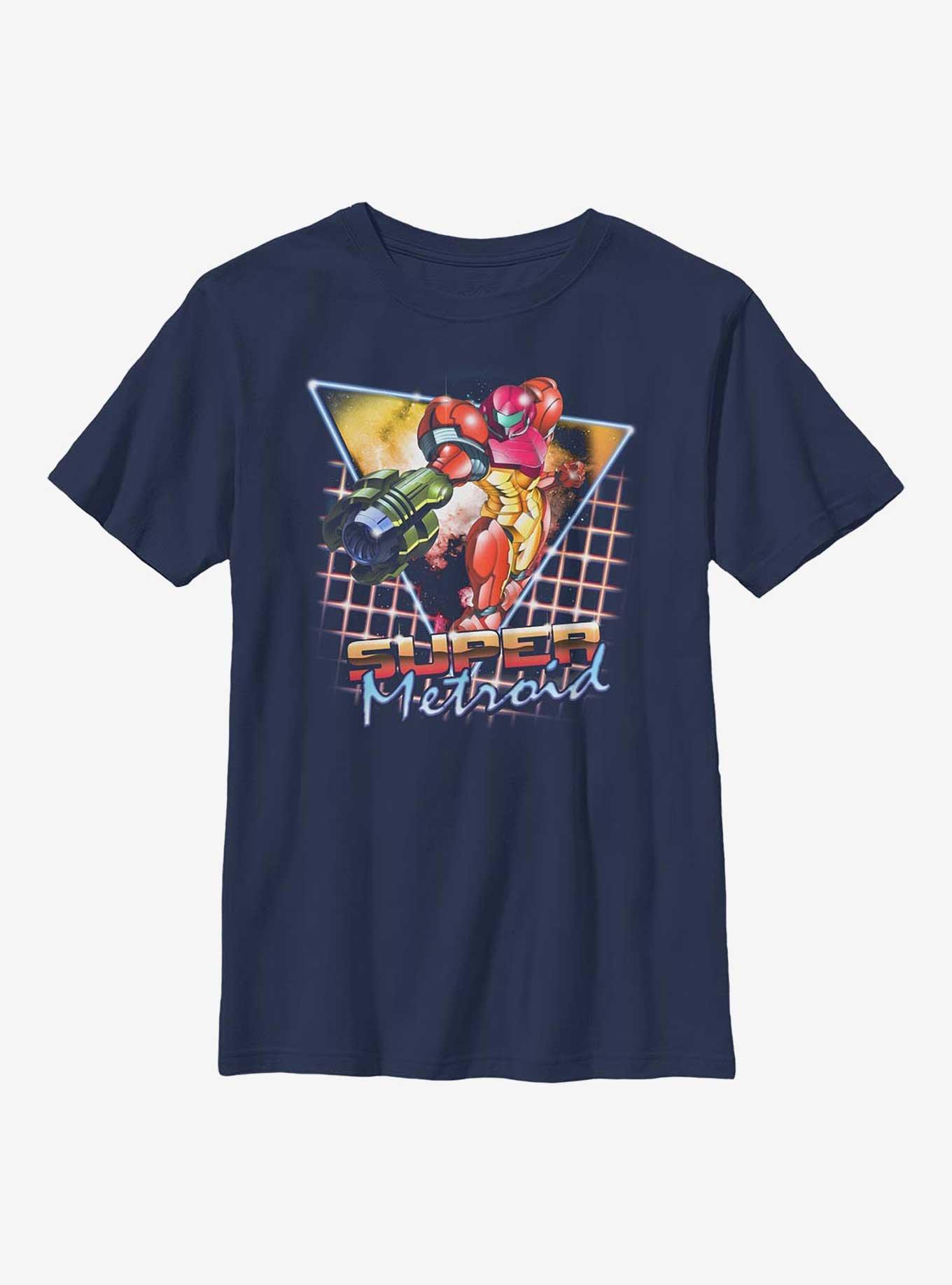 Nintendo Metroid Retro Super Metroid Youth T-Shirt, , hi-res