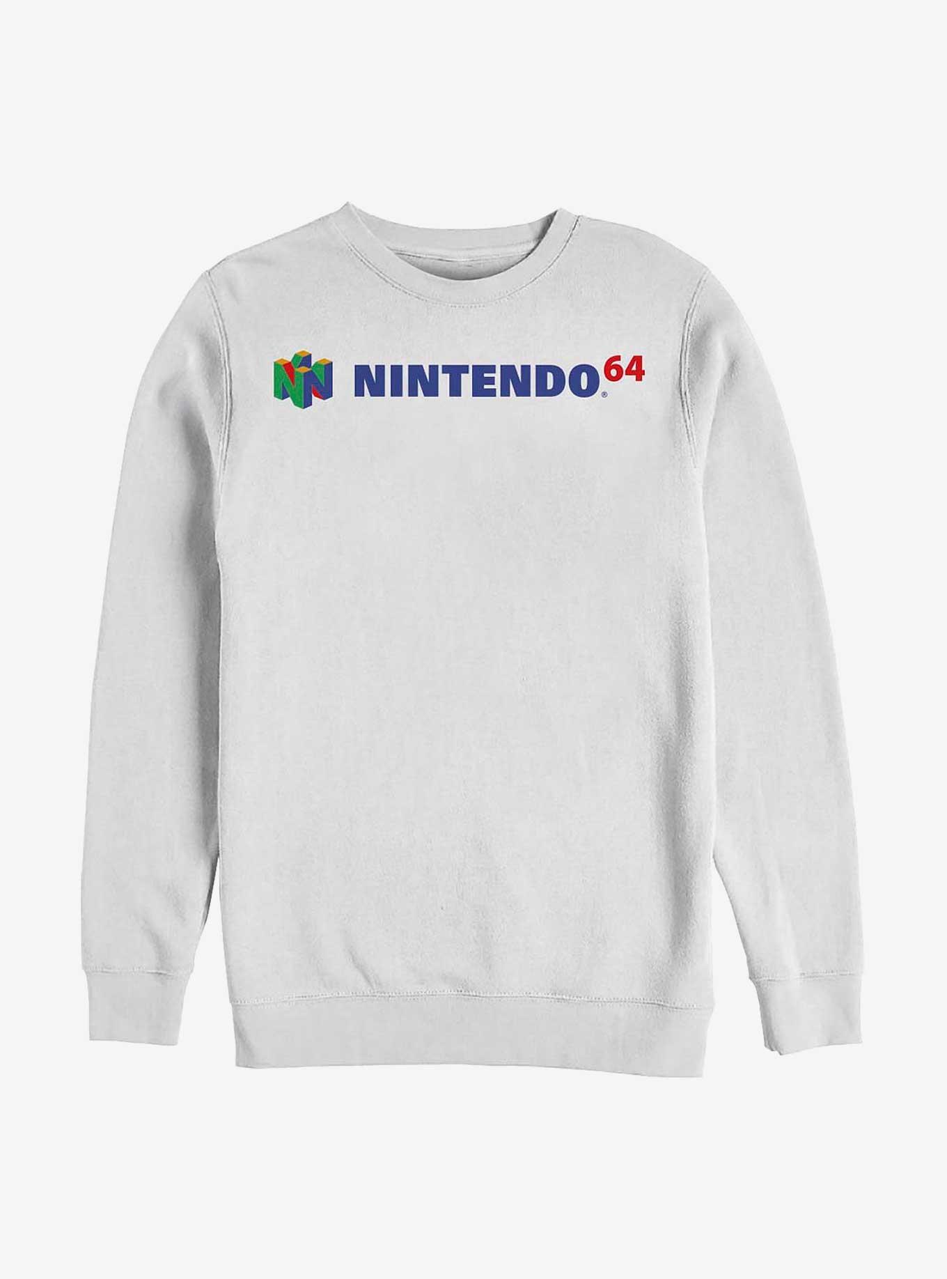 Nintendo 64 hoodie white new arrivals