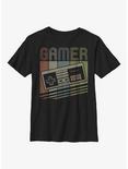 Nintendo Retro Gamer Youth T-Shirt, BLACK, hi-res