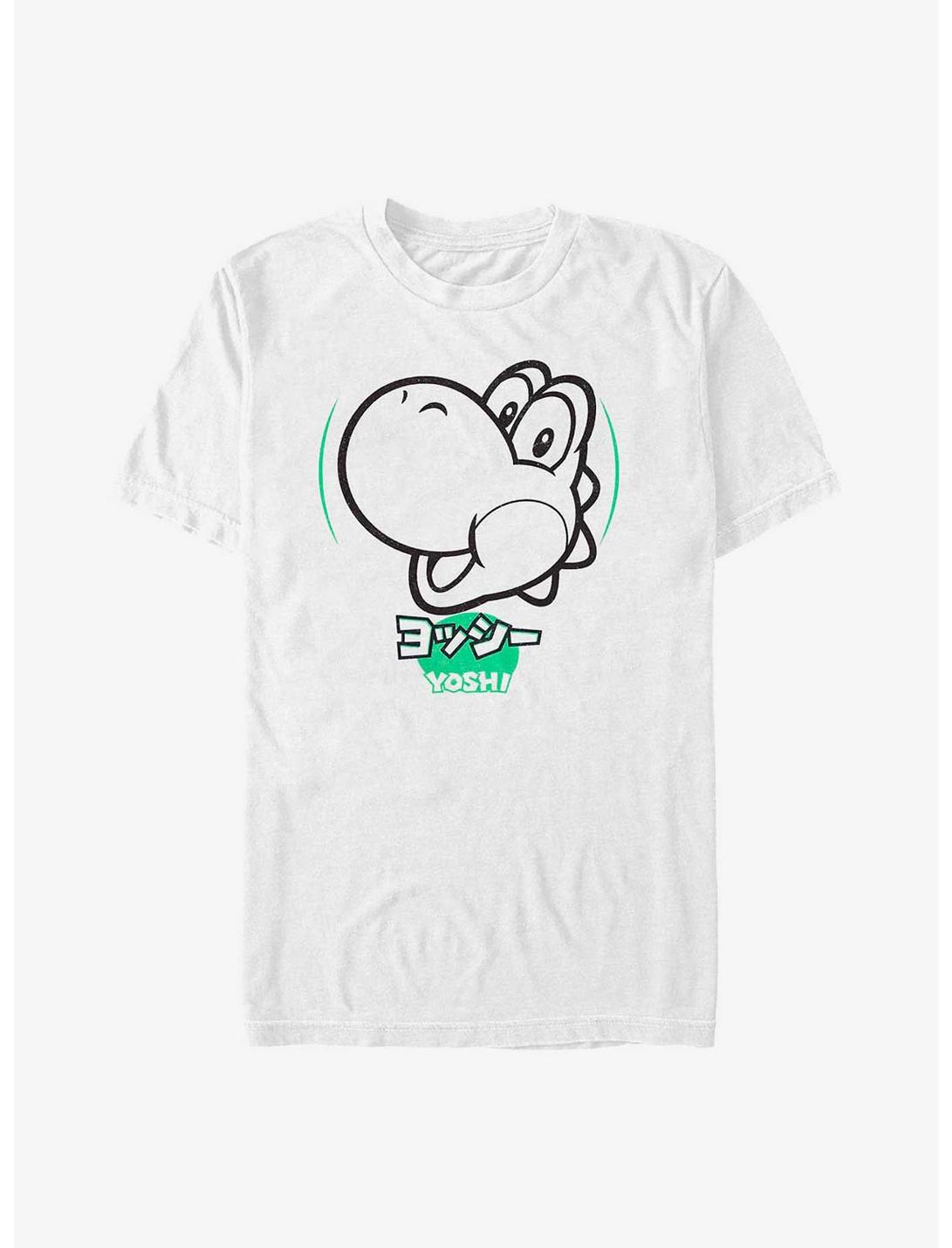 Nintendo Yoshi Big Face Yoshi T-Shirt, WHITE, hi-res