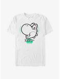 Nintendo Yoshi Big Face Yoshi T-Shirt, WHITE, hi-res