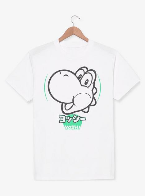Nintendo Yoshi Big Face Yoshi T-Shirt - WHITE | BoxLunch