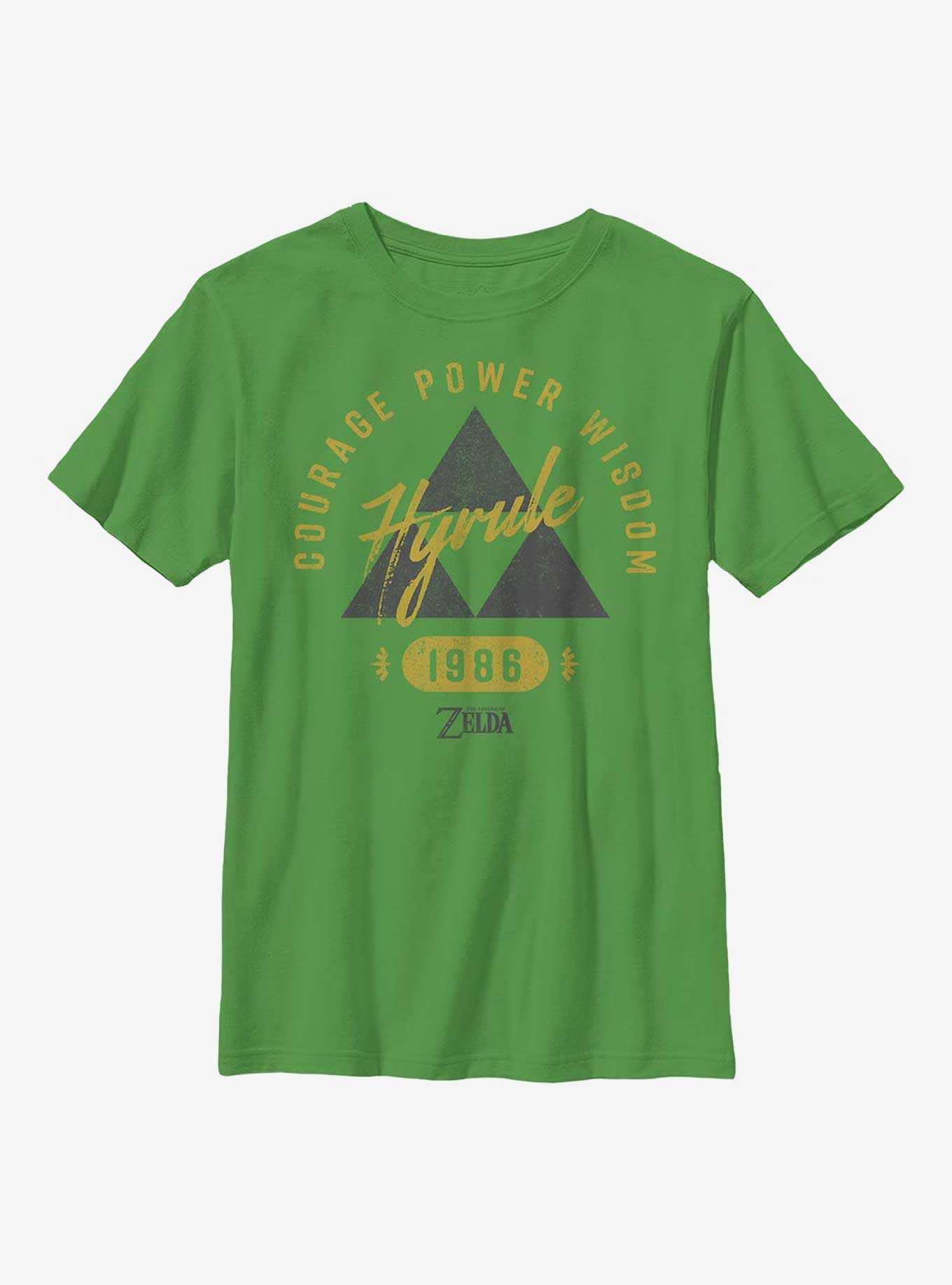 The Legend of Zelda Triforce Hyrule Youth T-Shirt, , hi-res