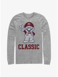 Nintendo Mario Classic Bro Long-Sleeve T-Shirt, ATH HTR, hi-res