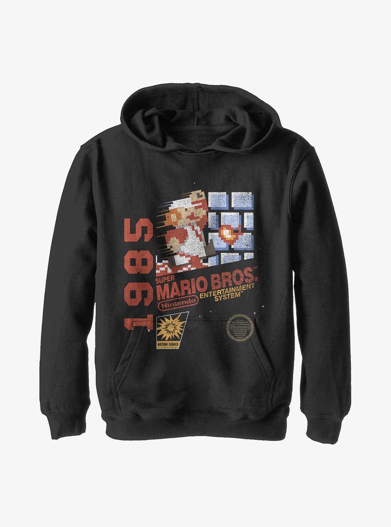 Nintendo Mario 1985 Vintage Super Mario Bros. Youth Hoodie, , hi-res