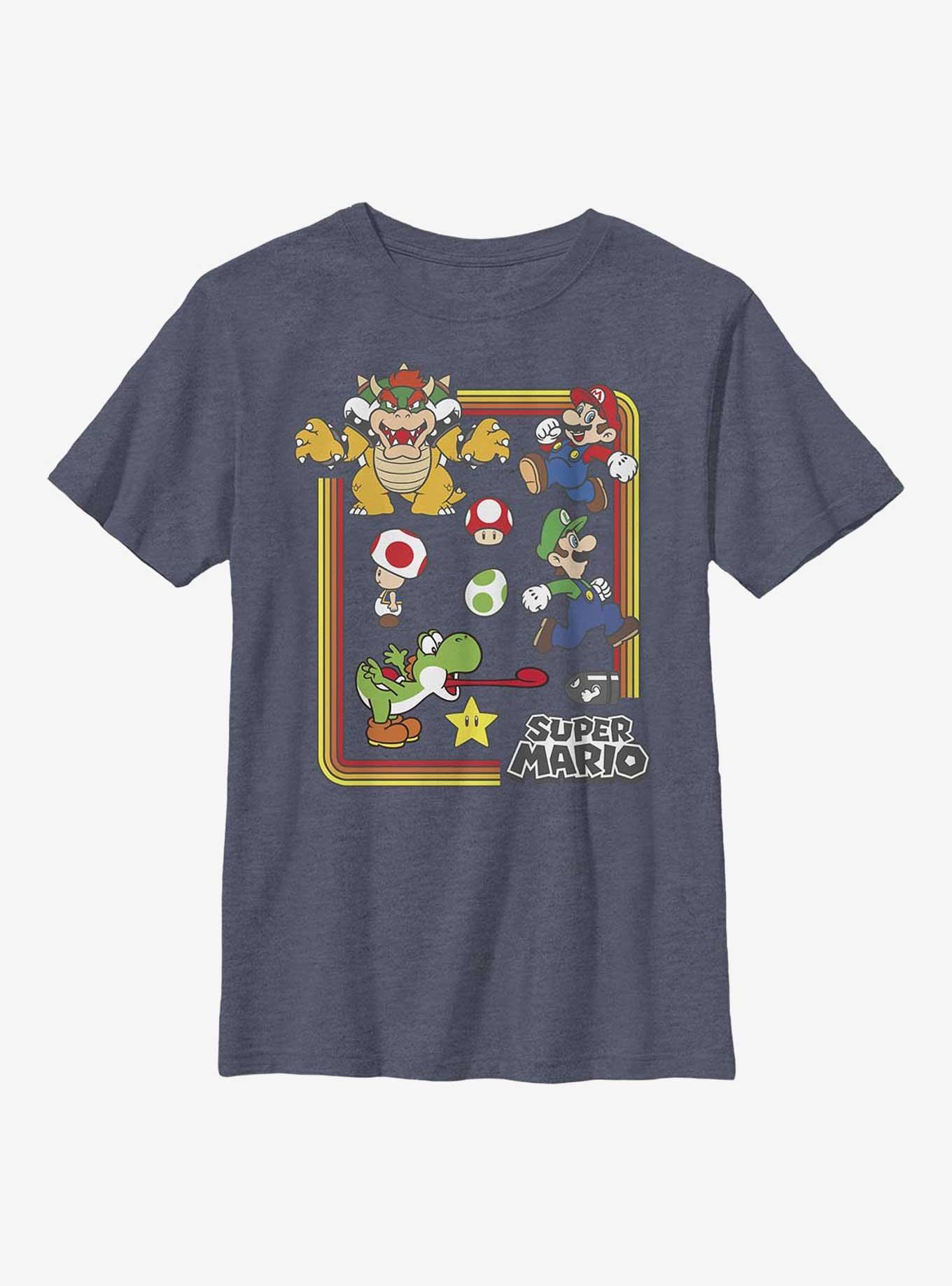 Nintendo Mario Character Group Youth T-Shirt, , hi-res