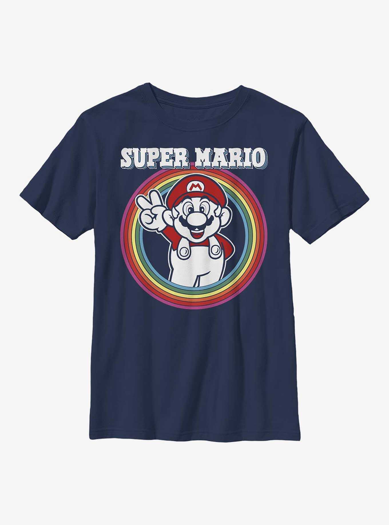 Nintendo Mario Rainbow Mario Youth T-Shirt, , hi-res