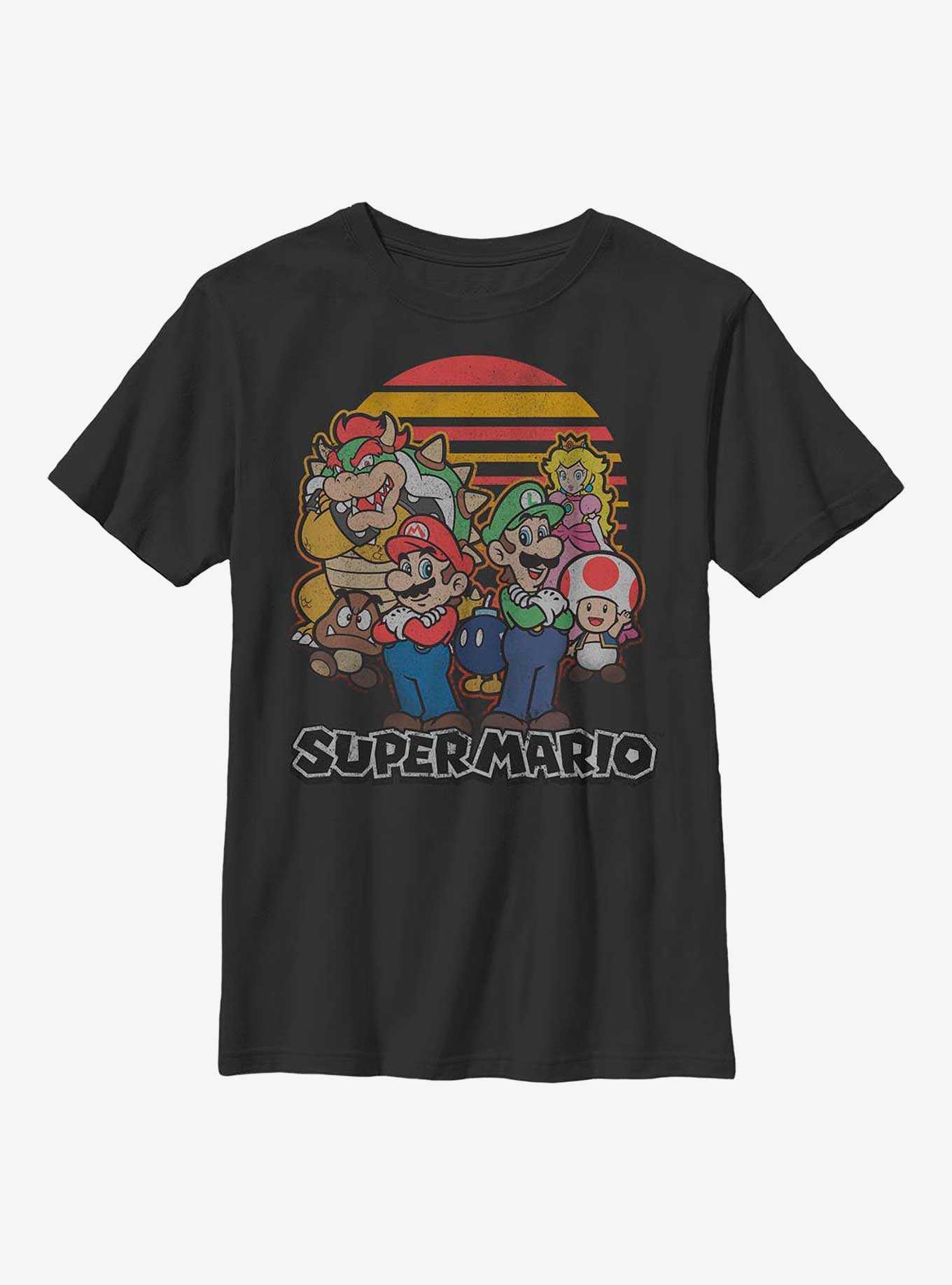 Nintendo Mario Super Group Youth T-Shirt, , hi-res
