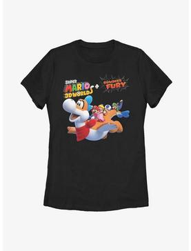 Nintendo Bowser's Fury Flying Through Womens T-Shirt, , hi-res