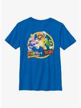 Nintendo Bowser's Fury Youth T-Shirt, ROYAL, hi-res