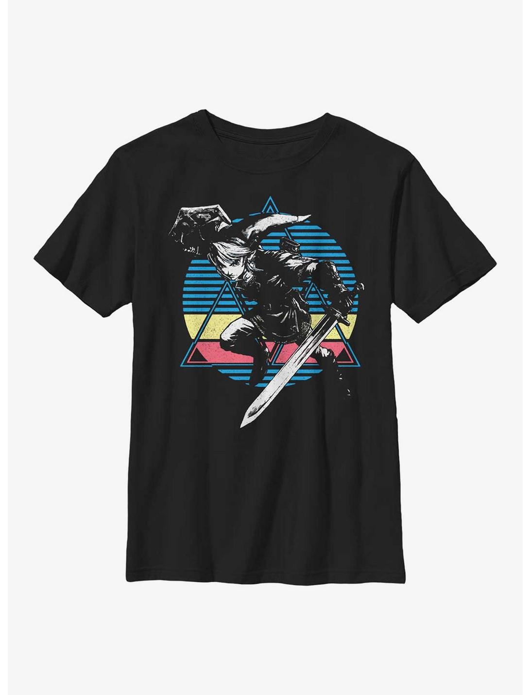 Nintendo Grunge Link Youth T-Shirt, BLACK, hi-res