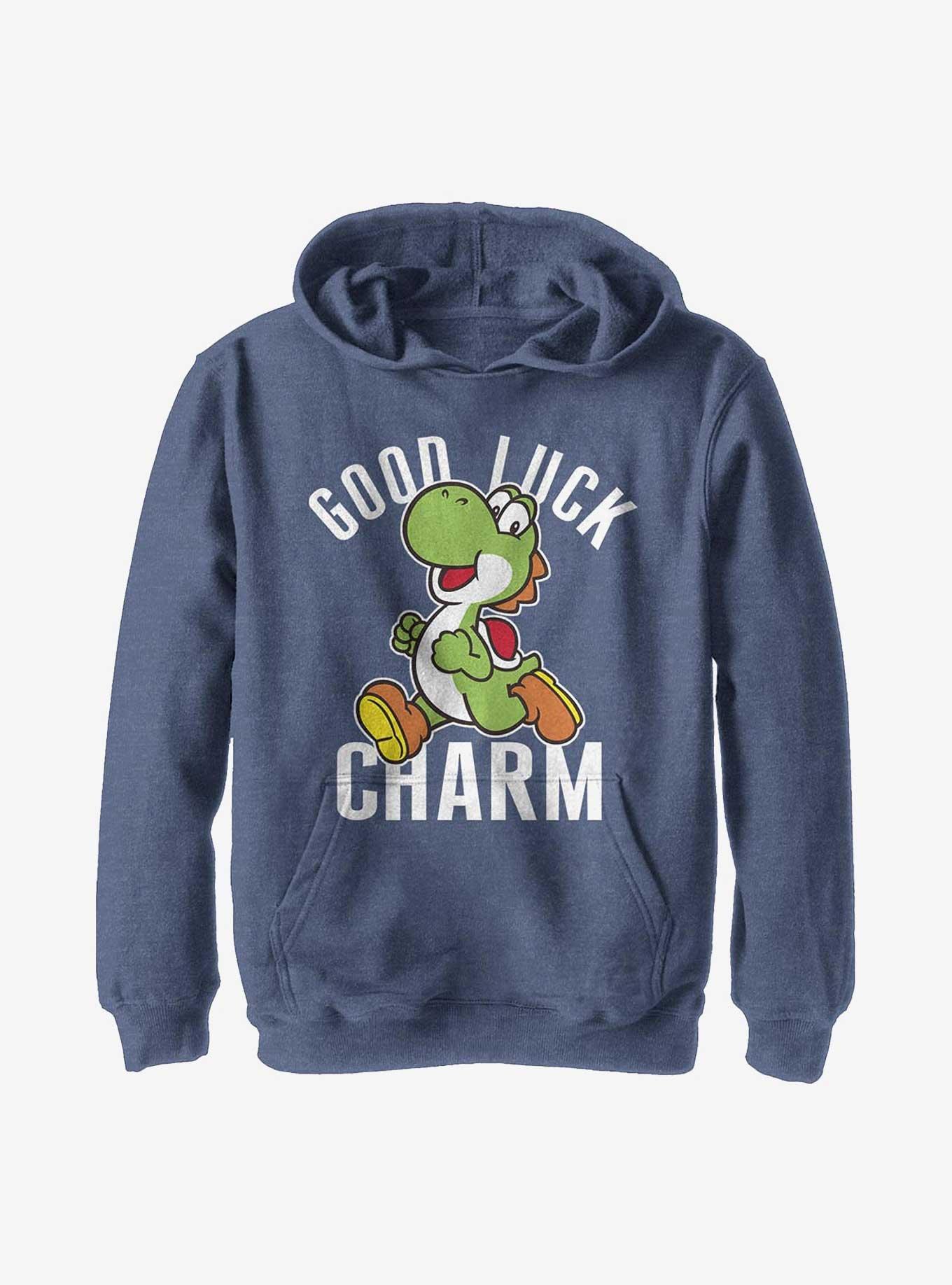 Nintendo Yoshi Good Luck Charm Youth Hoodie, , hi-res