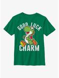 Nintendo Yoshi Good Luck Charm Youth T-Shirt, KELLY, hi-res