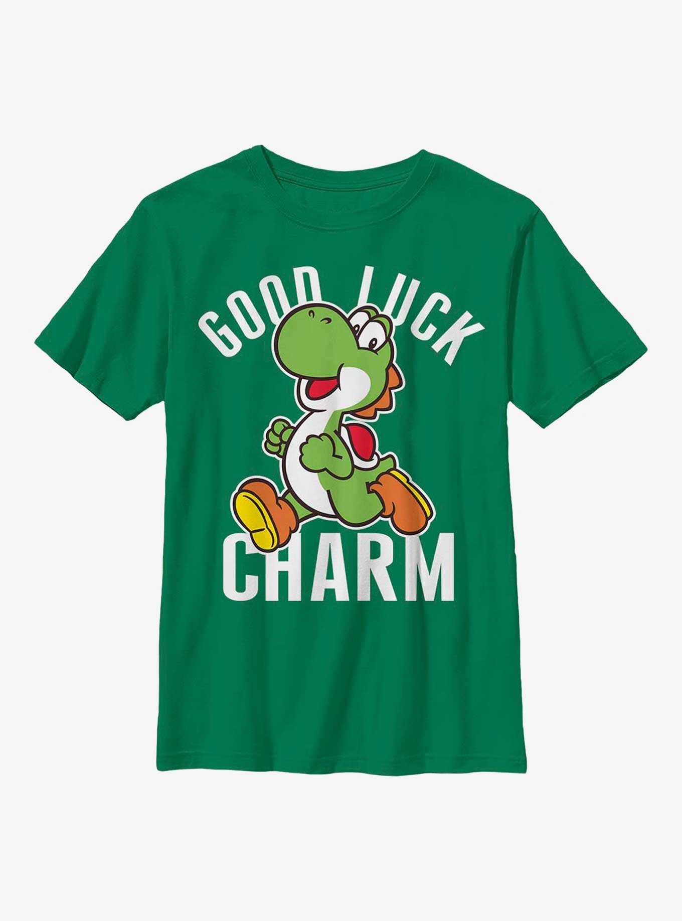 Nintendo Yoshi Good Luck Charm Youth T-Shirt, , hi-res