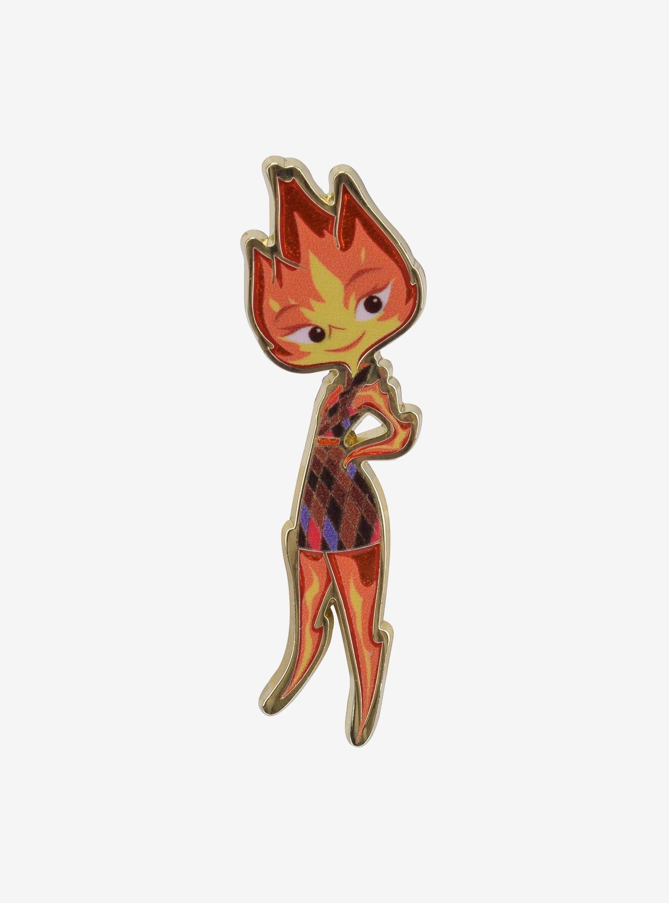 Disney Pixar Elemental Ember Portrait Enamel Pin - BoxLunch Exclusive, , hi-res