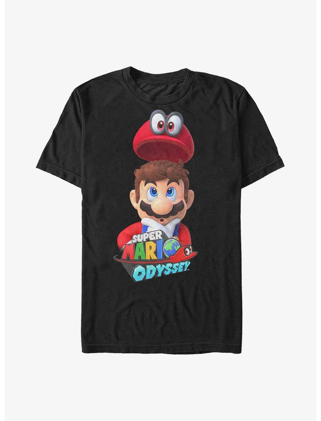 Nintendo Mario Super Mario Odyssey T-Shirt, BLACK, hi-res