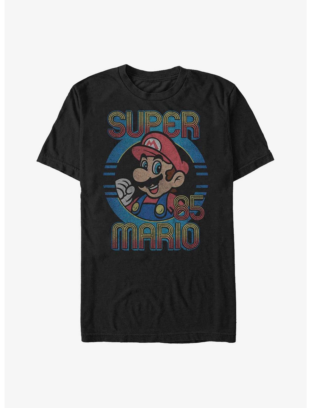 Nintendo Mario Super Bro '85 Badge T-Shirt, BLACK, hi-res
