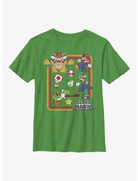 Nintendo Mario Character Group Youth T-Shirt, , hi-res
