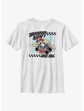 Nintendo Mario Kart Race Hard Youth T-Shirt, , hi-res