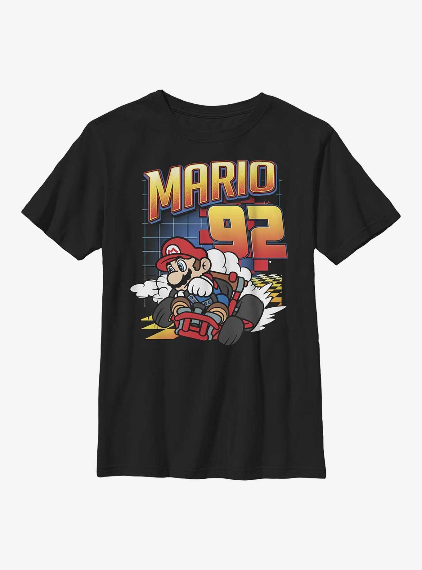 Nintendo Mario Race Kart '92 Youth T-Shirt, , hi-res
