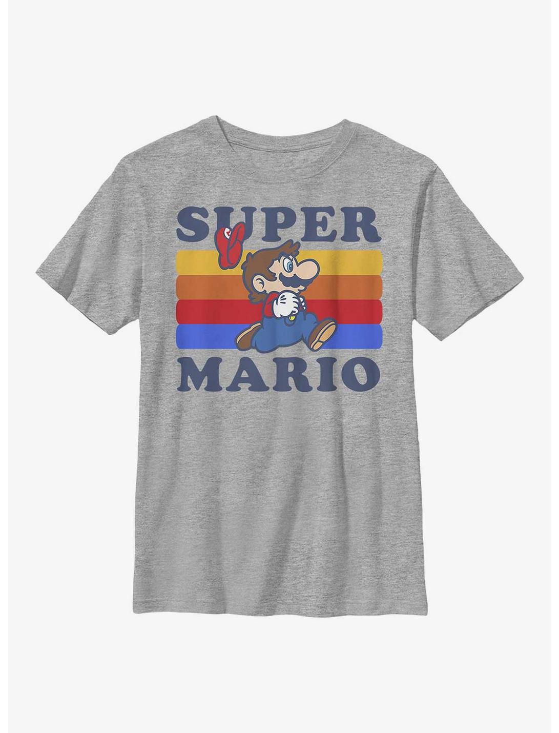 Nintendo Mario Retro Dash Youth T-Shirt, ATH HTR, hi-res