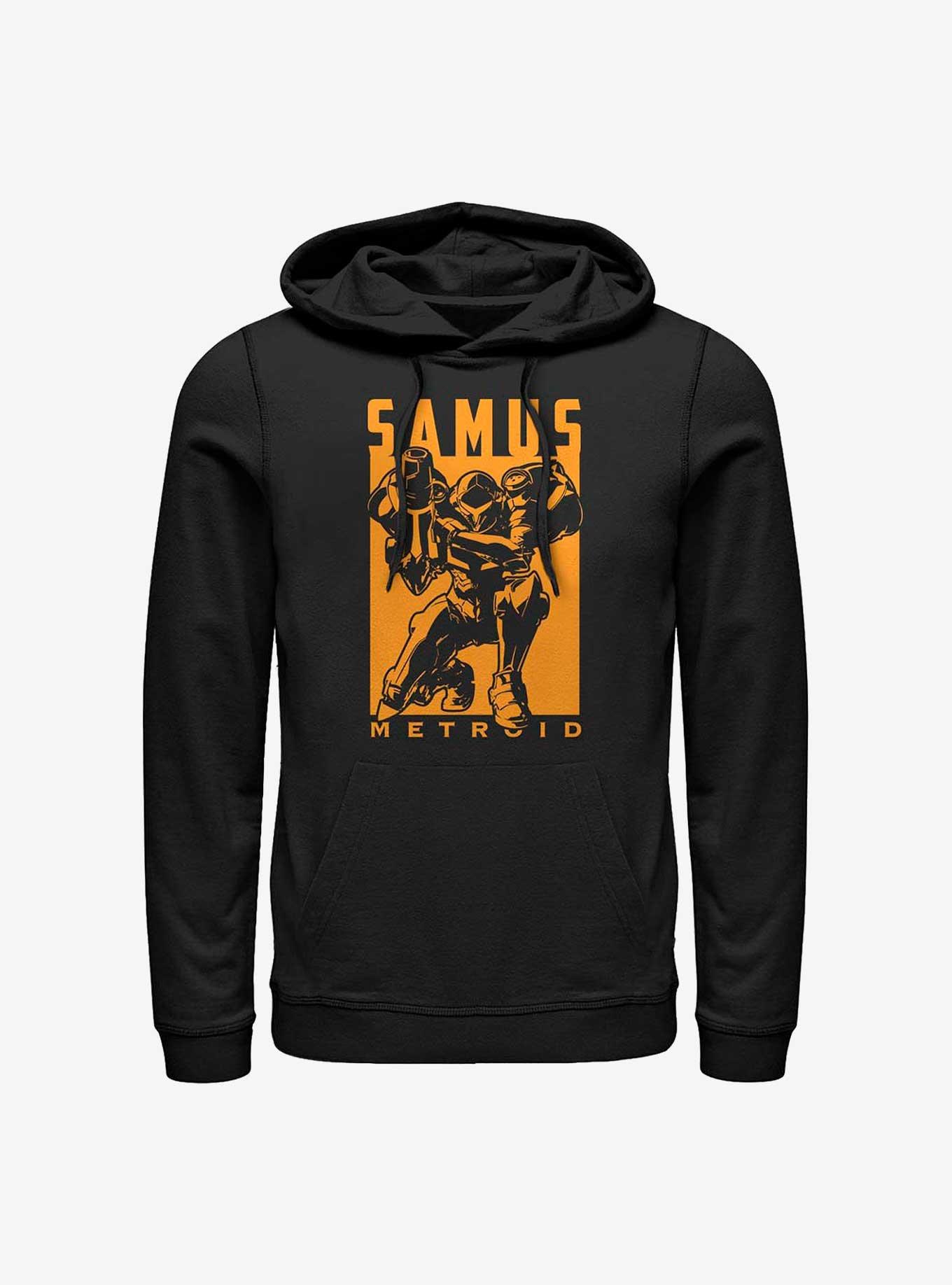 Nintendo Metroid Samus Action Poster Hoodie, , hi-res