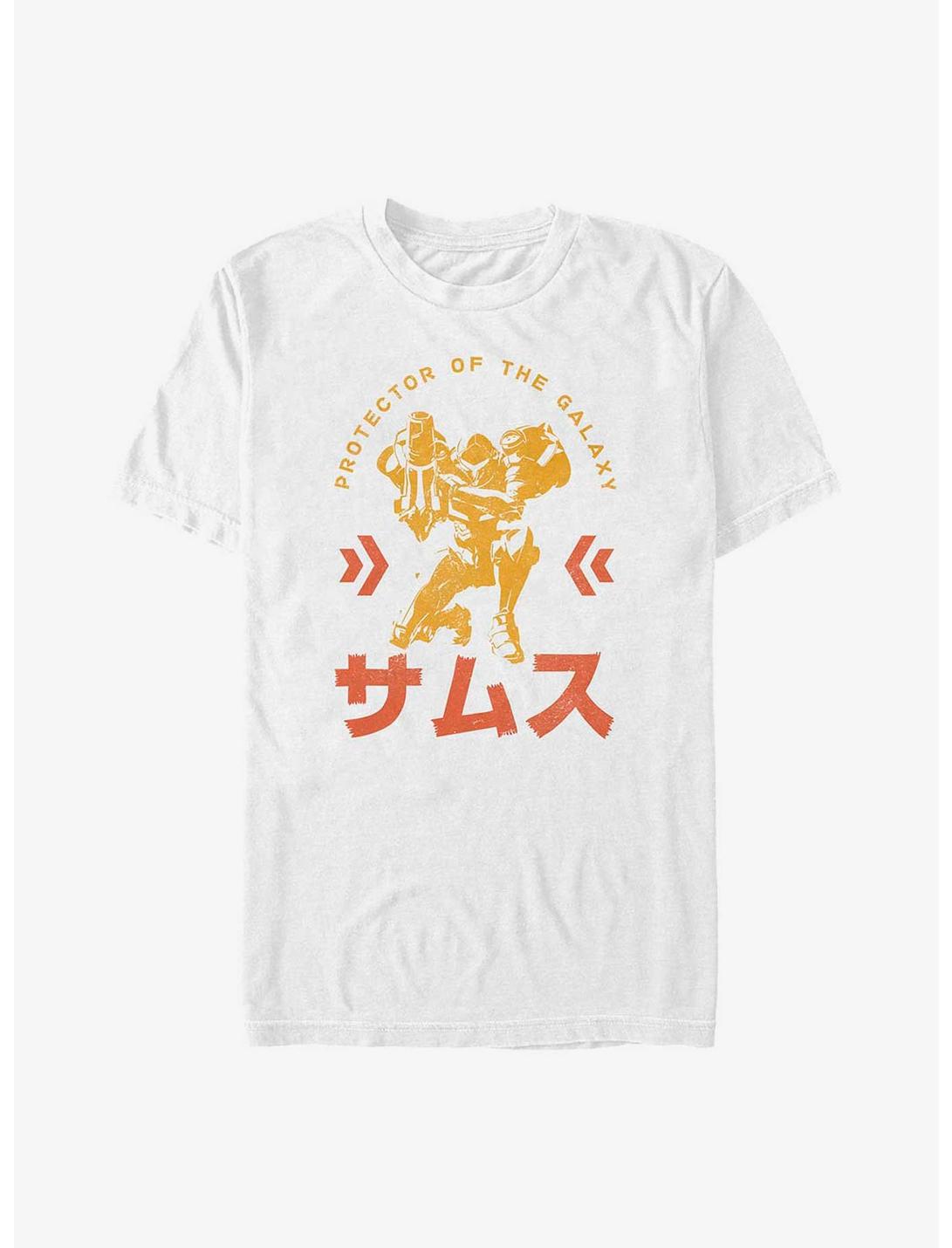Nintendo Metroid Protector of the Galaxy T-Shirt, WHITE, hi-res