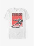 Nintendo Metroid Samus Poster T-Shirt, WHITE, hi-res