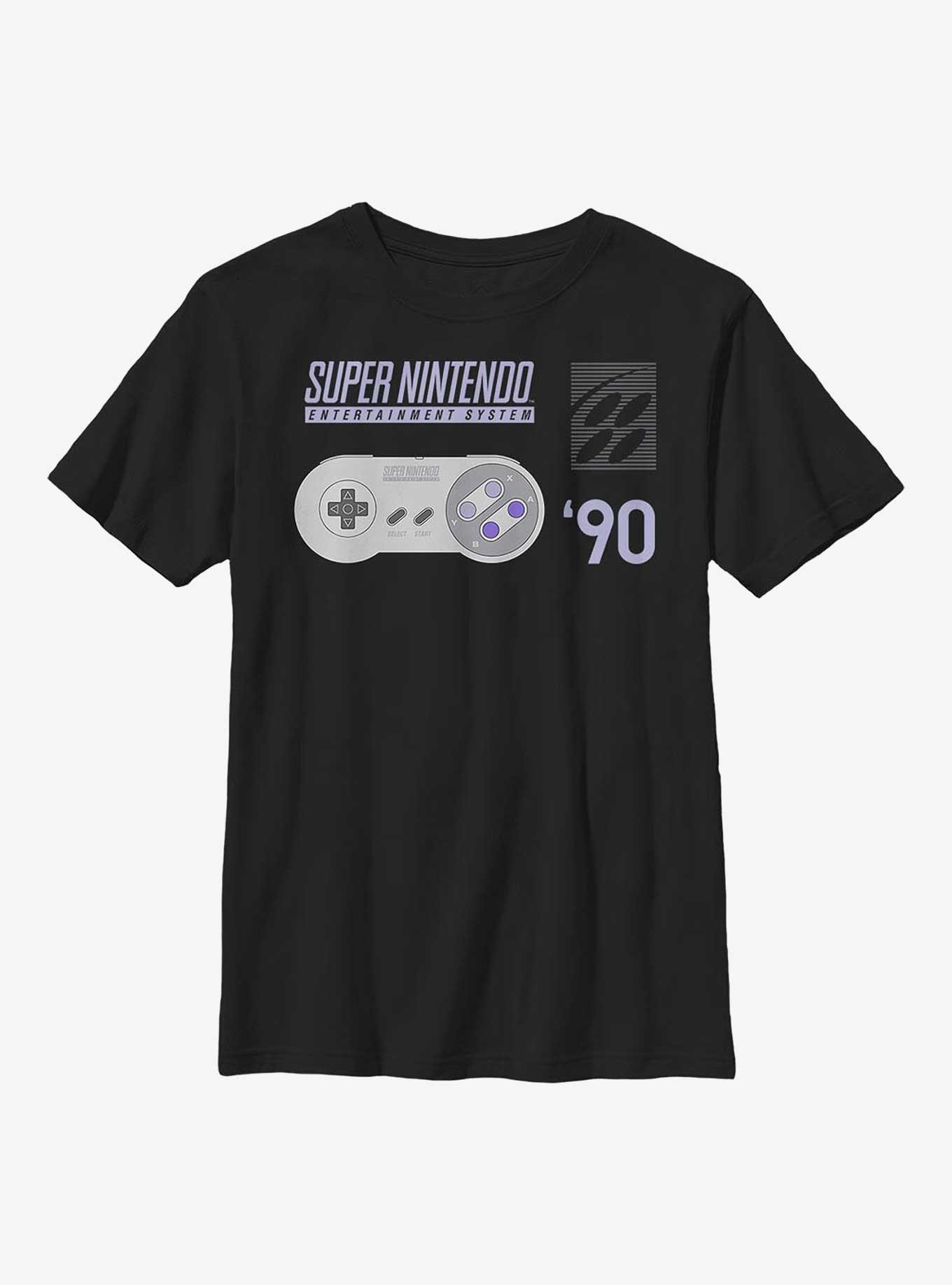 Nintendo Entertainment System '90 Controller Youth T-Shirt, BLACK, hi-res