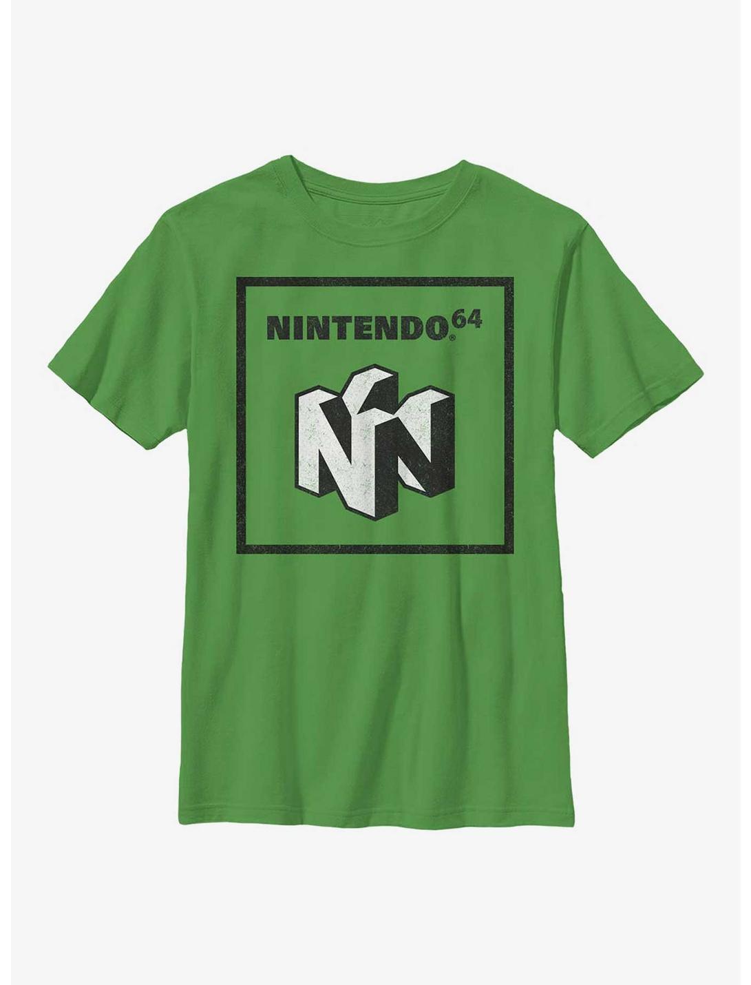 Nintendo N64 Logo Youth T-Shirt, KELLY, hi-res