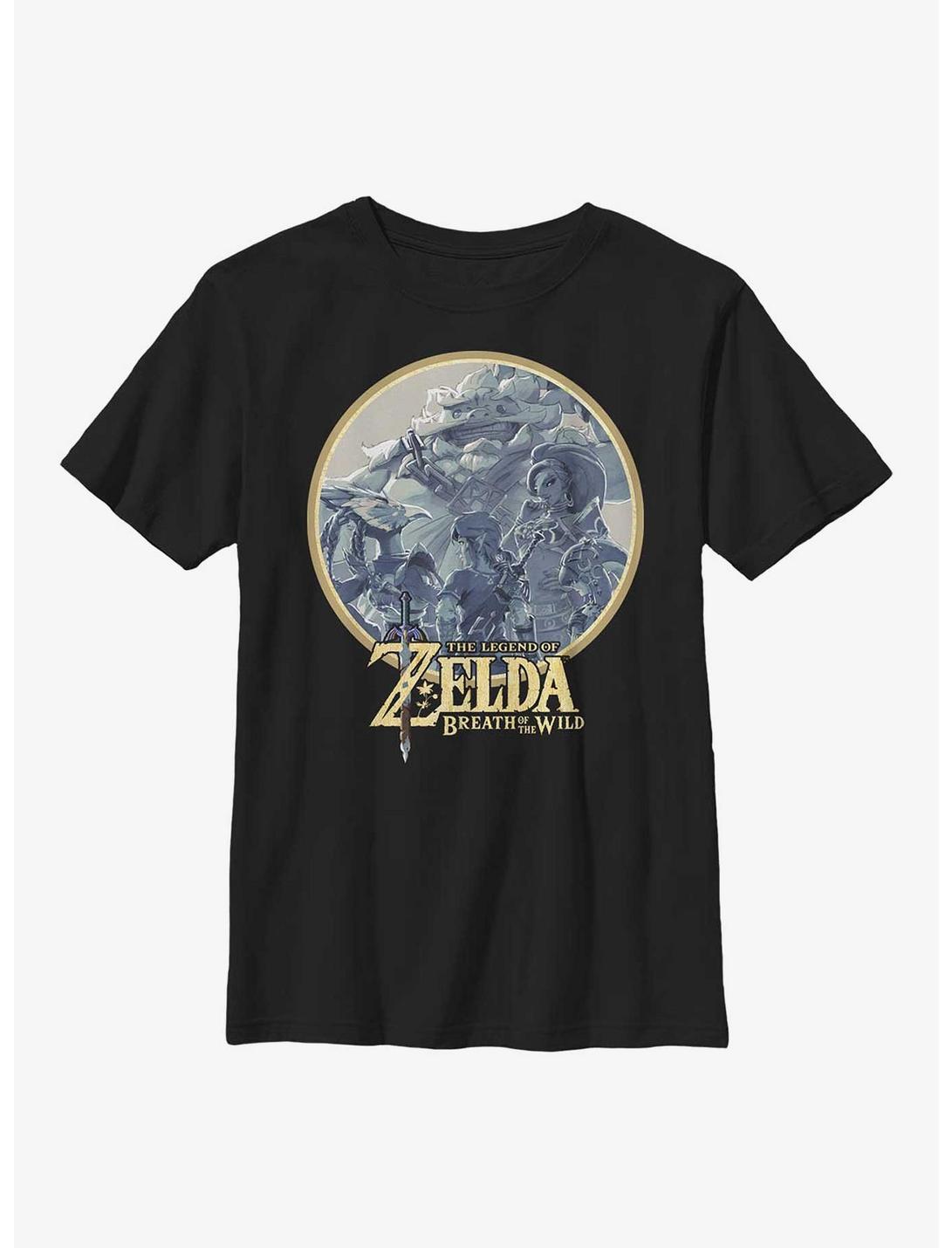 The Legend of Zelda: Breath of the Wild Champions of Hyrule Youth T-Shirt, BLACK, hi-res