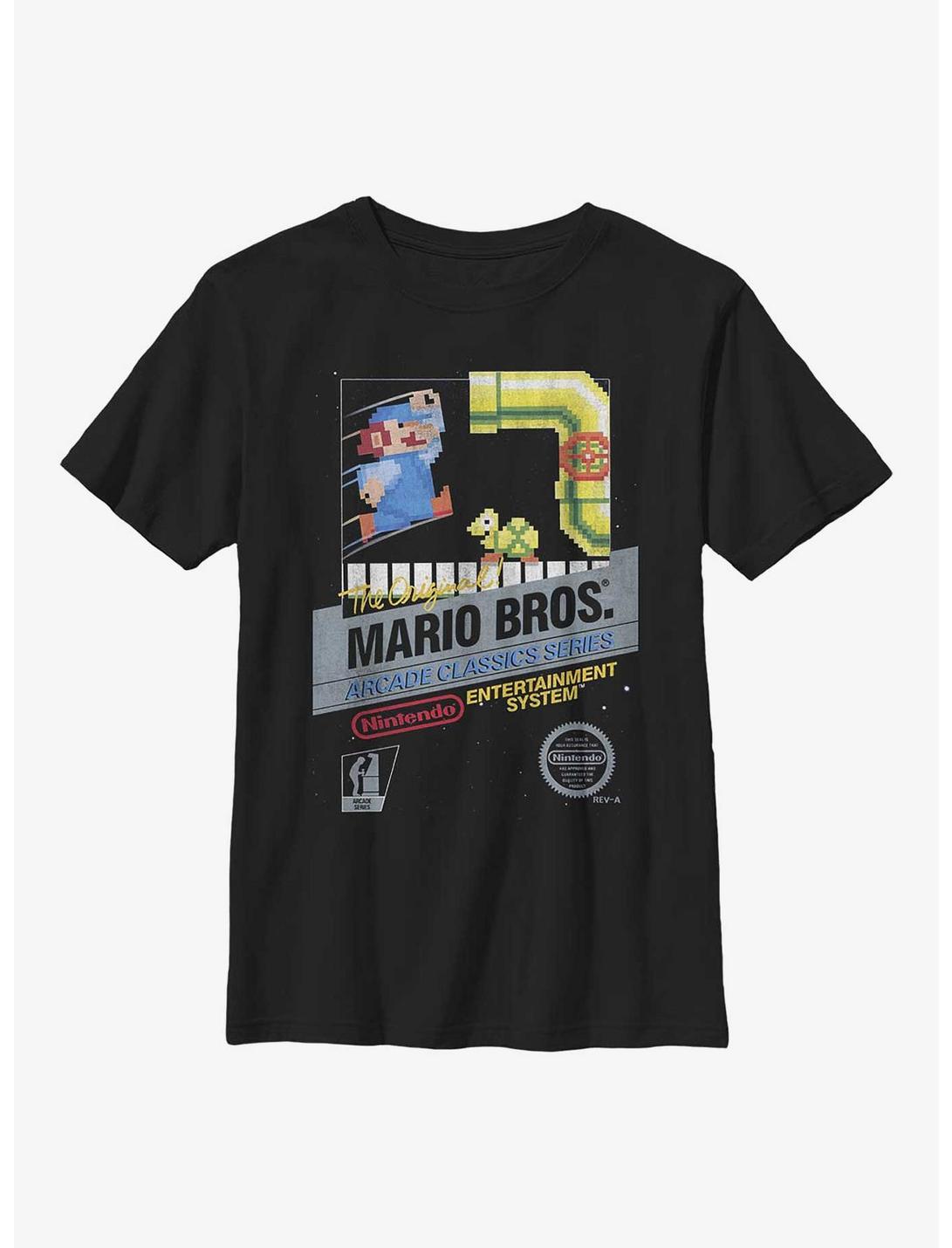 Nintendo Mario Arcade Classic Youth T-Shirt, BLACK, hi-res